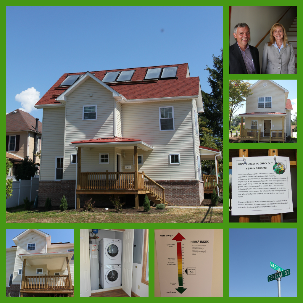 The Porter Triplex, West Virginia Housing Development Fund, LEED, Elkins, Erica Boggess, Green Building