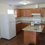 The kitchen of Brian Holland's new home.